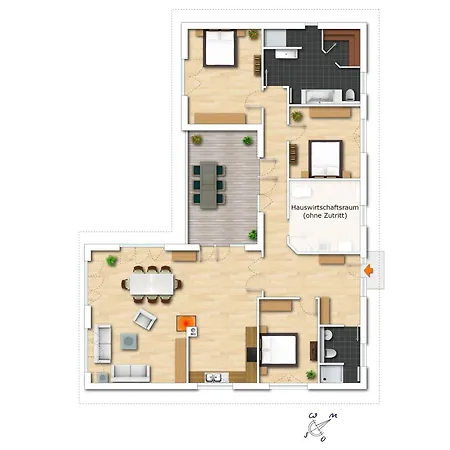 Haus Henny Mit Sauna 塞巴特黑灵斯多夫